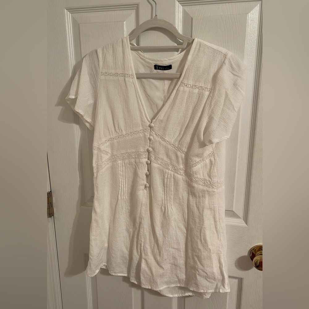 Very J White Romper